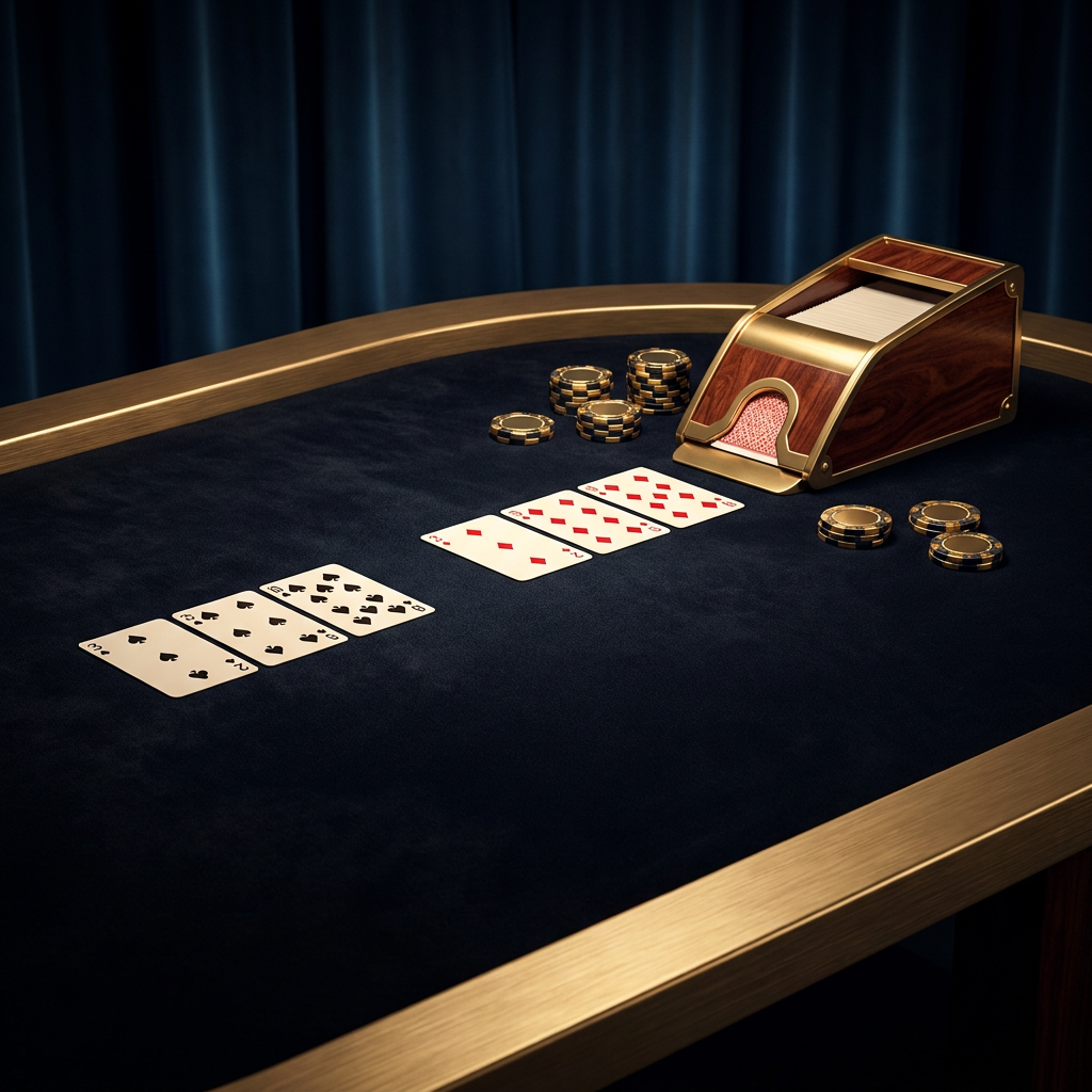 ตัวอย่างการจั่วไพ่ใบที่ 3 ของ Player และ Banker